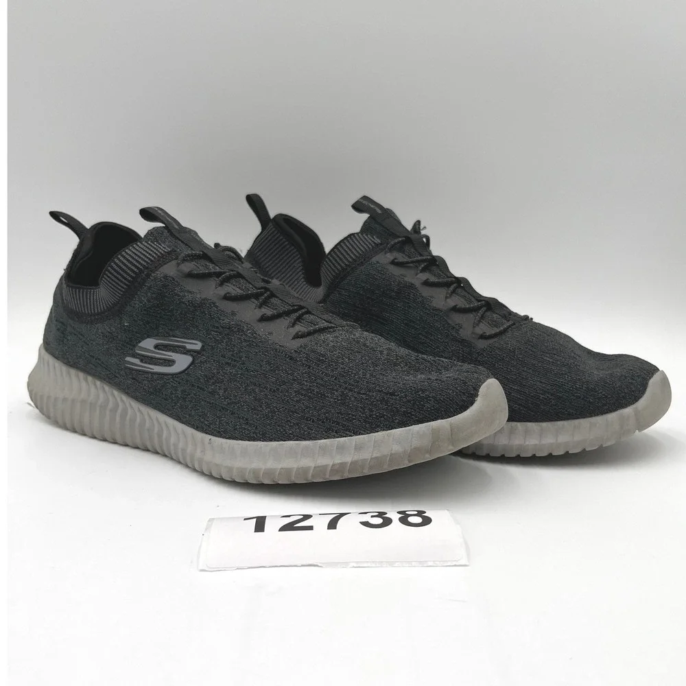 Skechers Elite Flex Hartnell Air Cooled Memory Foam Sneakers Shoes Mens 13 Gray